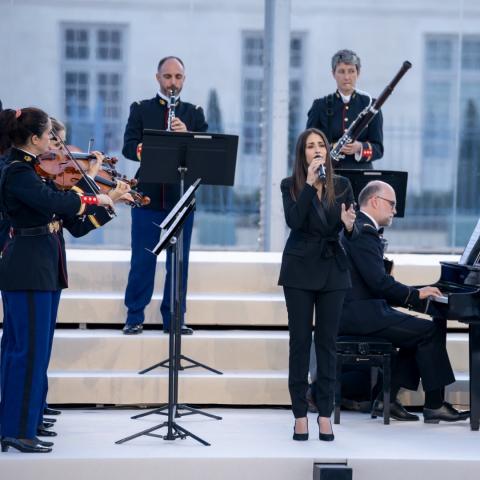 هبة طوجي - صورة من حساب La Francophonie على إنستقرام