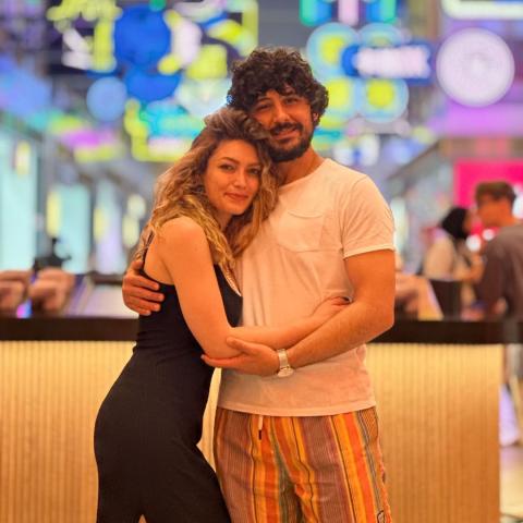 حازم أيمن زيدان و لمى بدور - صورة من إنستقرام