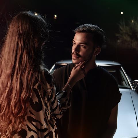 سيلاوي من كواليس فيديو كليب عطشان - صورة من إنستقرام