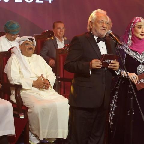 تكريم داوود حسين و سامح السريطي في مهرجان ظفار الدولي للمسرح