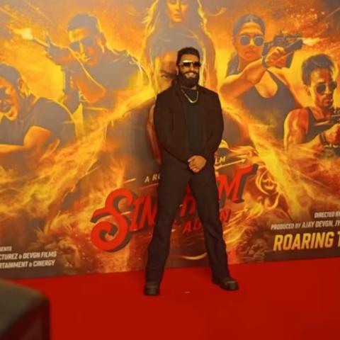 رانفير سينغ - صورة معدلة من السوشيال ميدديا