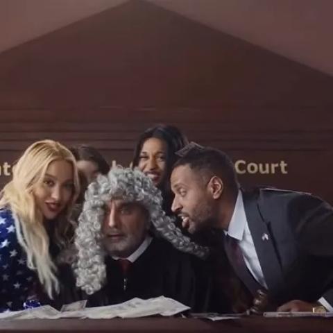 من كواليس تصوير أغنية &quot;محاكمة النتن&quot;