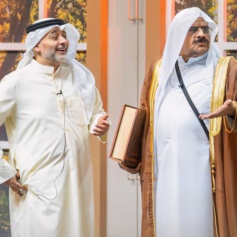 داوود حسين وحسن البلام مسرحية طالبين القرب