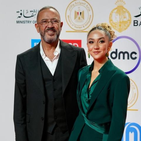 أشرف عبدالباقي و إبنته زينة عبدالباقي - صورة من إنستقرام