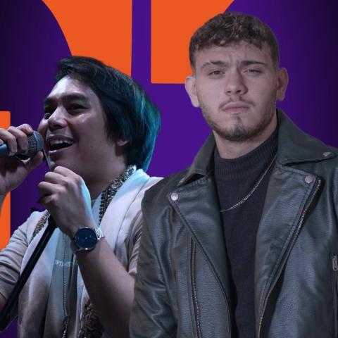 الشامي و المؤثر السوري الفلبيني ريتشي - صورة معدلة