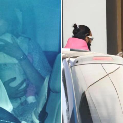 ديبيكا بادكون تحتضن ابنتها دعاء في أول ظهور علني برفقة رانفير سينغ