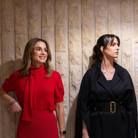 الملكة رانيا العبدالله و الأميرة رجوة الحسين