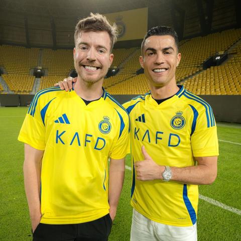 كريستيانو رونالدو و MrBeast