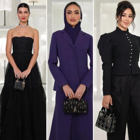 مشاهير في معرض كريستيان ديور بالرياض - صورة معدلة