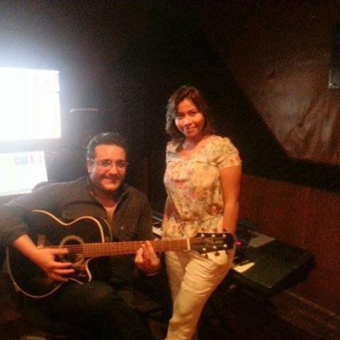 شيرين عبد الوهاب مع الراحل محمد رحيم