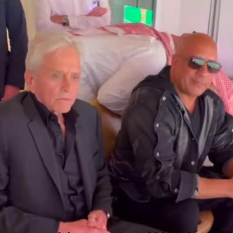 فين ديزل ومايكل دوغلاس