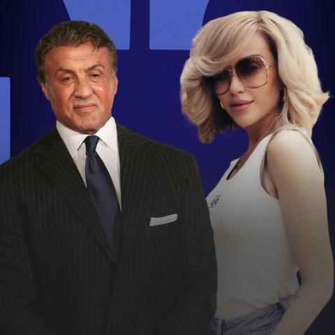 أنجي قصابية وسيلفستر ستالون - صورة معدلة