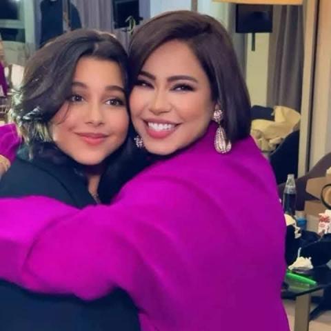 شيرين عبد الوهاب وابنتها