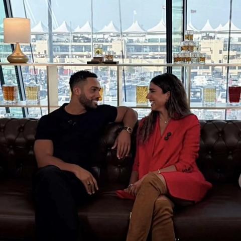 ليلى عبدالله و نجم إيميلي في باريس لوسيان لافيسكونت في أبوظبي