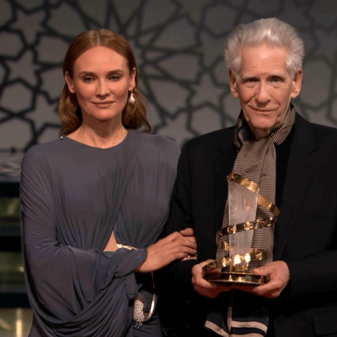 ديان كروغر تكرم ديفيد كروننبرغ في مراكش