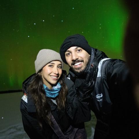 وسام قطب و سارة الشامي - صورة من انستقرام