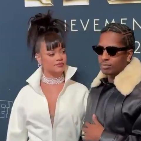 ريهانا و آيساب روكي _ صورة معدلة من السوشيال ميديا