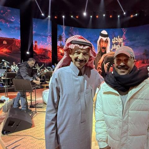 عبدالله الرويشد و عبادي الجوهر - صورة من إكس