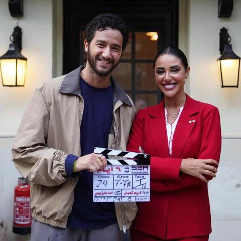 أحمد مالك و رنا سماحة - صوة من إنستقرام