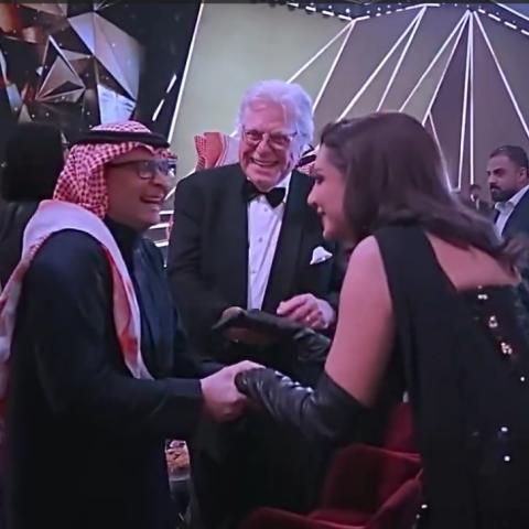 عبدالمجيد عبدالله،  حسين فهمي، و أنغام - جوي اورد 2025 Joy Awards