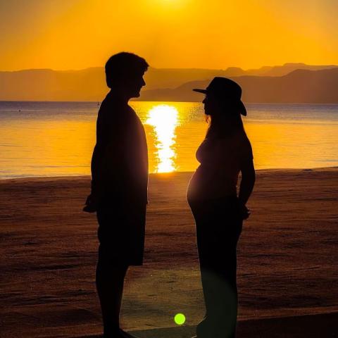 الأميرة إيمان وزوجها جميل ألكسندر ترميوتيس