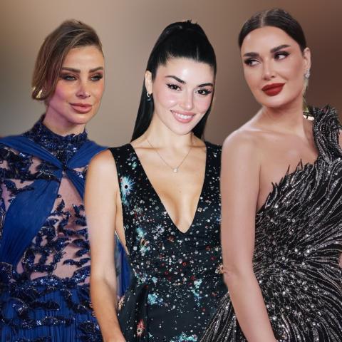 النجمات في حفل جوائز Joy Awards  يتنافسن بفساتين زهير مراد