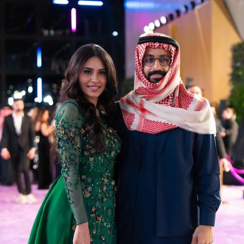 خالد صقر وزوجته إلهام علي - صورة من انستقرام