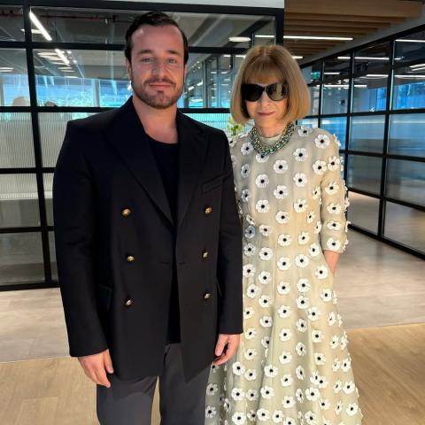 آنا وينتور ومانويل أرنو – صورة من  انستقرام