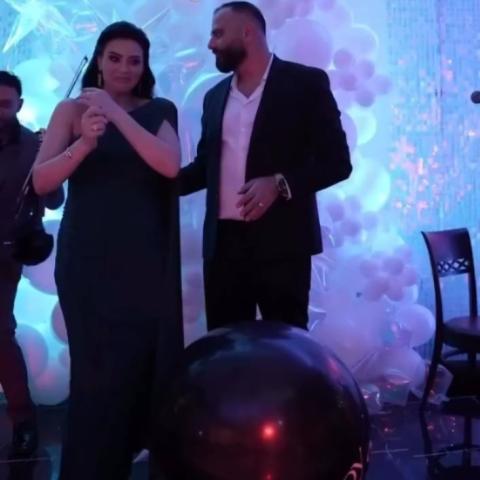 بريجيت ياغي وزوجها جورج الجميّل - صورة معدلة