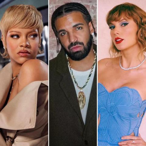 تايلور سويفت و ريهانا و دريك - صورة معدلة