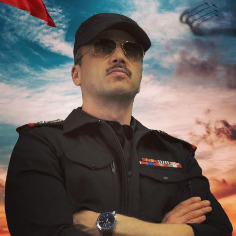 مكسيم خليل - مسلسل ابتسم أيها الجنرال - صورة من إنستقرام