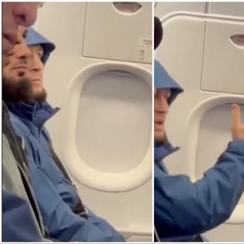 حبيب نورمحمدوف وسوء التفاهم الذي حصل معه مع مضيفة طيران