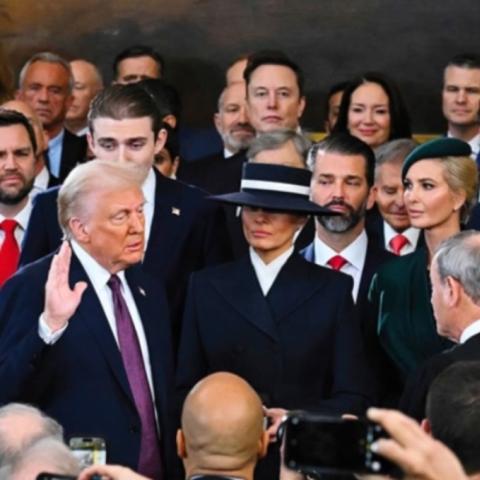 من حفل تنصيب ترامب - صورة من إنستقرام ابنته إيفانكا ترامب