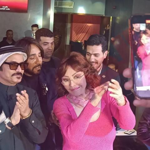 نبيلة عبيد - مؤتمر صحفي - مسلسل السعودي &quot;جذوة&quot;