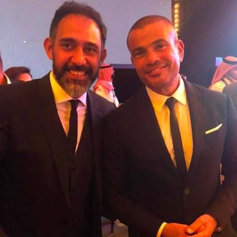 عمرو دياب وعمرو مصطفى