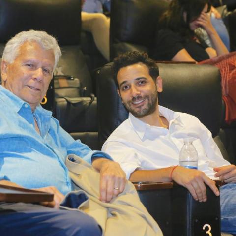 كريم قاسم ووالده أحمد قاسم