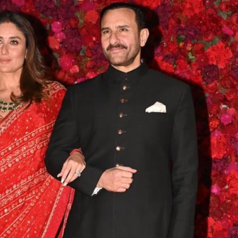 كارينا كابور Kareena Kapoor و سيف علي خان Saif Ali Khan -  زفاف آدار جاين Aadar Jain و أليكها أدفاني Alekha Advani