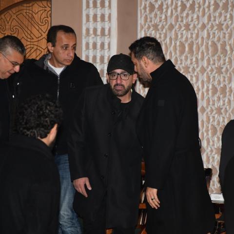 عزاء شقيق مصطفى شعبان