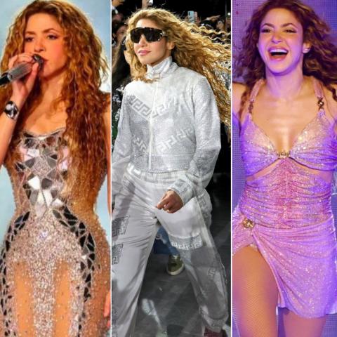 اطلالات شاكيرا خلال جولتها Las Mujeres Ya No Lloran