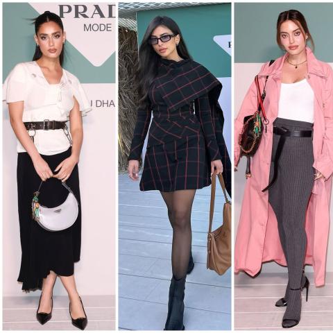 اطلالات النجمات والفاشينيستات في برادا مود في أبوظبي