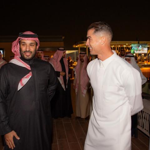 الأمير محمد بن سلمان و رونالدو - صورة من واس