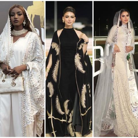 في اليوم الثاني من كأس السعودية اطلالات بمعاني تراثية