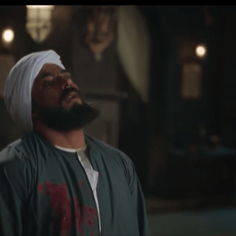 مشهد من الحلقة الثانية لمسلسل فهد البطل