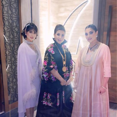 إطلالات شهد ياسين، إلهام الفضالة وشيلا سبت خلال الغبقة الرمضانية