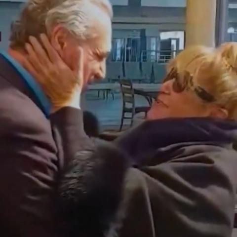 منى واصف وإبنها عمار عبد الحميد