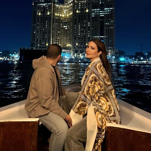 نسرين طافش وزوجها