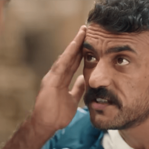 مشهد من مسلسل فهد البطل