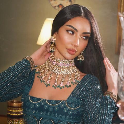 نور الغندور تستوحي اطلالتها في رمضان من الطابع الهندي