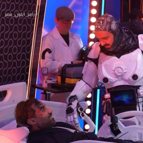 أحمد فهمي ورامز جلال من برنامج رامز إيلون مصر