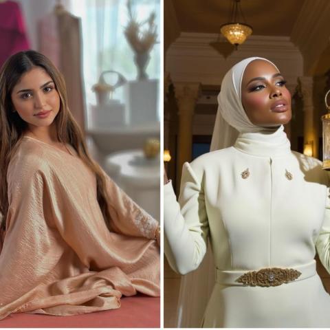 النجمات يرحبن برمضان بأناقة لافتة